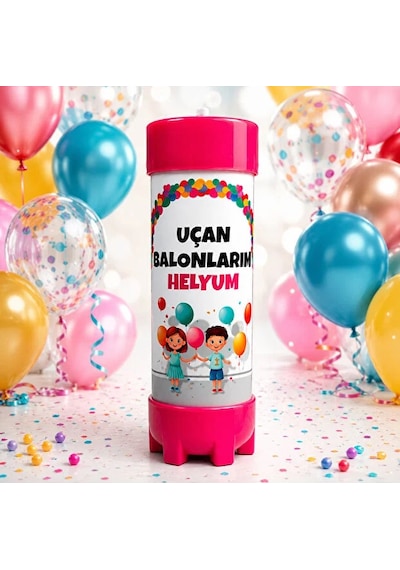 2.2 Kg Helyum Gazı - Uçan Balon Şişirme Gazı - Ses Değiştirme - Kullan At Tüp Şeffaf
