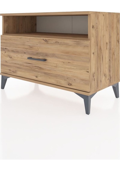 Hyperion Şifonyer Tek Raflı Tek Çekmeceli 88x44x64 Çam-çam Çam