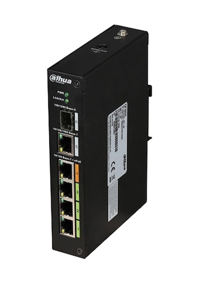 Dahua Uzun Menzil 800 Metre 4 Kanal E-poe Switch 4fe Poe +1ge +1ge Sfp