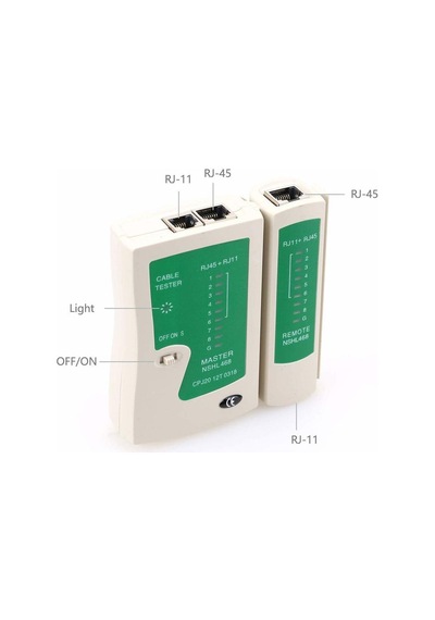 Standart Rj45/rj11 Lan Tester Test Cihazı