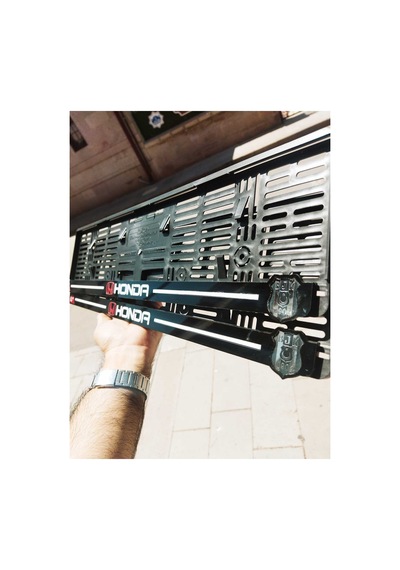 Plakalık Honda Lazer Kesim Pleksi Takmatik 2 Adet - 784761865