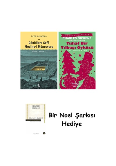 Gönüllere Sefâ - Medine-i Münevvere Ciltli + Tuhaf Bir Yılbaşı Öyküsü + Bir Noel Şarkısı