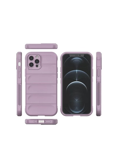 Newface Apple İphone 12 Pro Kılıf Optimum Silikon - Mor