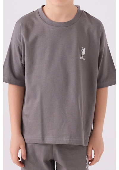 U.S. Polo Assn. Erkek Çocuk Antrasit Bermuda Takımı 5274-43649 Antrasit