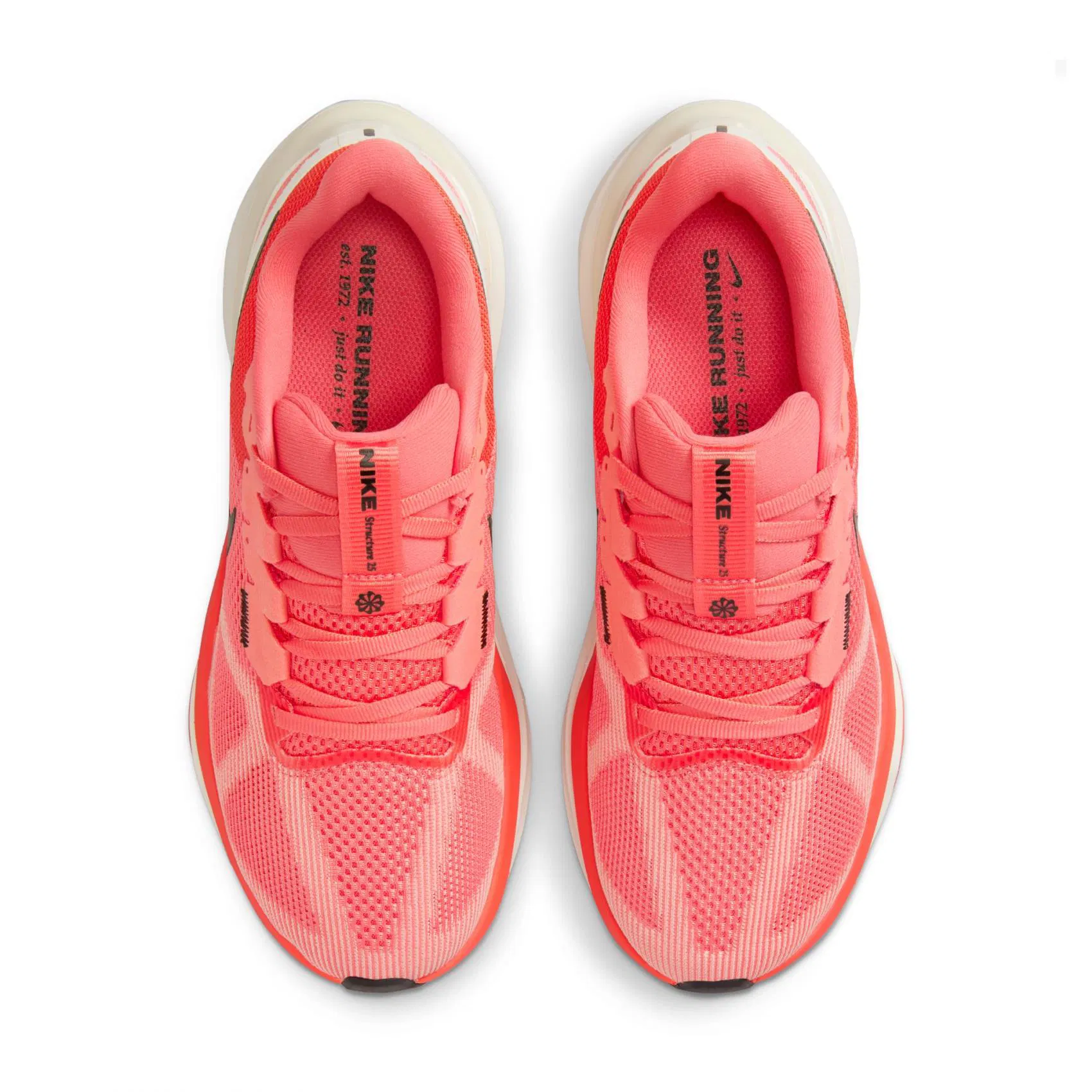 Nike Air Zoom Structure 25 Kadın Turuncu Koşu Ayakkabısı Çok Renkli