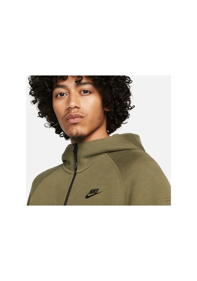 Nike Tech Fleece Full-zip Hoodie Erkek Sweatshirt Yeşil