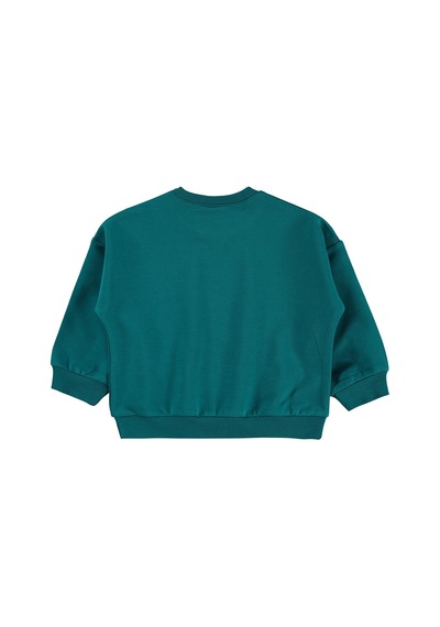 Civil Baby Basic 6-18 Ay Sweatshirt - Yeşil Petrol Yeşili