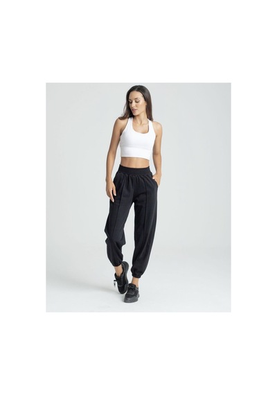 Winmoda34 Jogger Üç Iplik Şardonlu Eşofman Çımalı Siyah