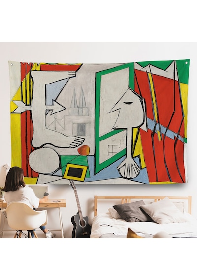 Pablo Picasso - Açık Pencere Duvar Örtüsü - La Fenetre Ouverte-7091