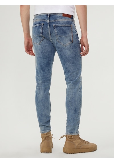 Justin Skinny Fit Erkek Pantolon Lacivert