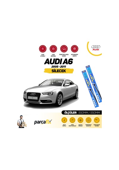 Audi A6 Sedan/Avant/Allroad Rbw Muz Silecek Takımı 2005-2011