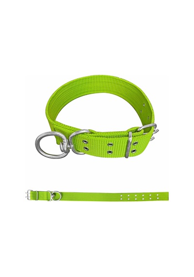 Savex Dokuma Köpek Boyun Tasması Yeşil 5 80 Cm Çok Renkli