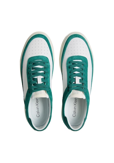 Calvin Klein Basket Cupsole Laceup Lth-su Erkek Sneaker-9511 Beyaz