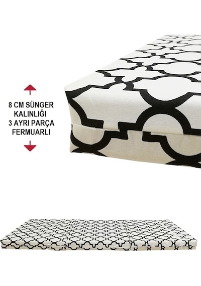 Katlanır Yatak Yer Yatağı Yatak 80x180 Alaçatı 8 Cm