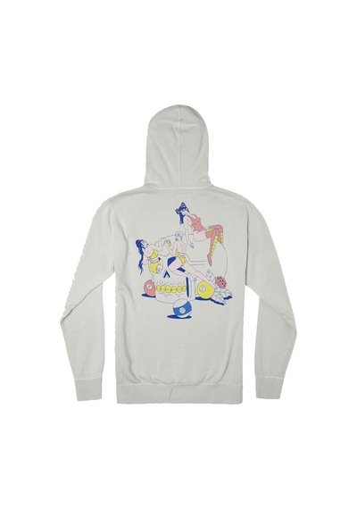 Rvca Skull Club Hoodıe 2632 Multi
