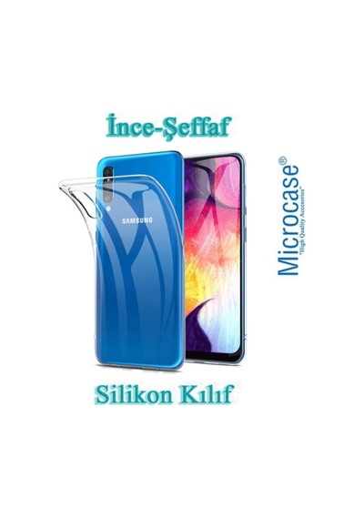 Microcase Samsung Uyumlu Galaxy A30S Ince 0.2 Mm Silikon Kilif - Seffaf 396824992