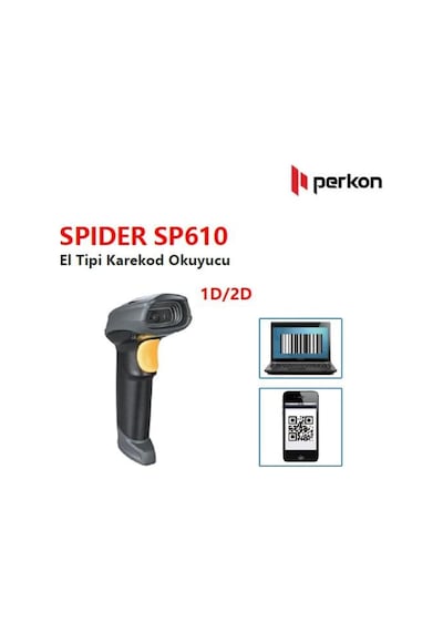 Perkon Spider Sp610 Usb 1D-2D (Karekod) Okuyucu