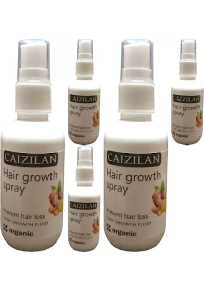 Hubrendy Sh Caizilan Hair Growth Spray 5 Adet Zencefil Özlü Saça Boyut Spreyi 50 Ml