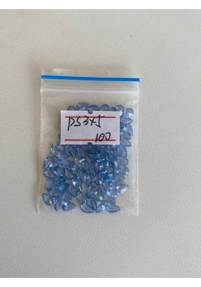 Armut Kesim Sentetik Taş 3x5mm 100 Adet Koyu Mavi
