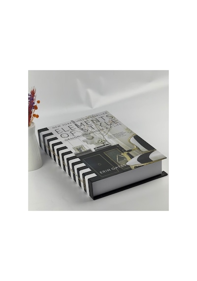 Bak Gel Al Kitap Görünümlü Dekoratif Kutu, Iskandinav Tarzı Kitap Şeklinde Saklama Kutusu, Ev Dekorasyonu, Modern Ev Dekorasyonu- Element Of Style - Dvdktpkt005