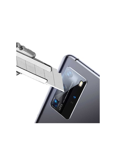 Ekılıf - Huawei P40 Pro Uyumlu - Kamera Lens Koruyucu Cam Koruma - Şeffaf