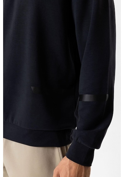 Backandbond Antrasit Regular Fit Dik Yaka Yarım Fermuarlı Sweatshirt