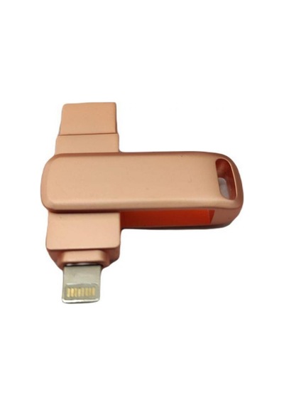 Tedzin Byl 28 Apple İOS Uyumlu   Otg Bellek 3.0 - 64gb Pembe