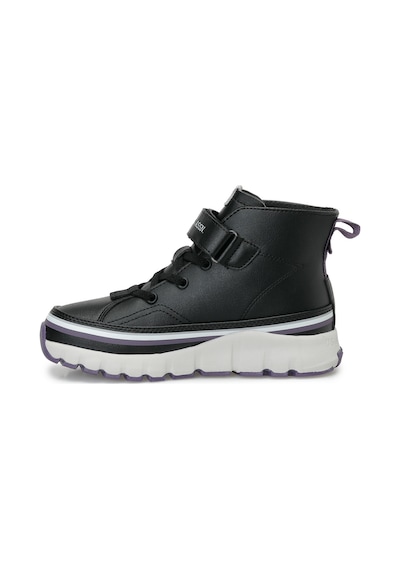 Uspoloassn U.s. Polo Assn. Keltes Jr Siyah Kız Çocuk High Sneaker Siyah-mor