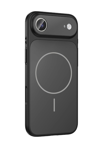 Apple Uyumlu iPhone 17 Air Kılıf Zore M-safe Şarj Özellikli Kamera Korumalı Formen Kapak Gri