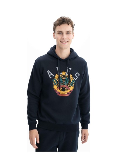 AR-MA Arma Erkek Regular Fit Cepsiz Kapşonlu Sweatshirt 001