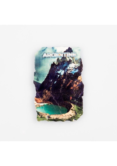 Arjantin Krater Gölü Fresco Magnet
