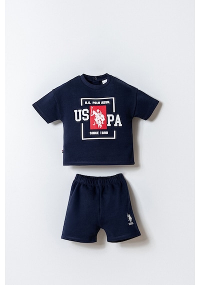 U.s. Polo Assn. Erkek Bebek Lacivert Şort Takım 5274-49948 Lacivert