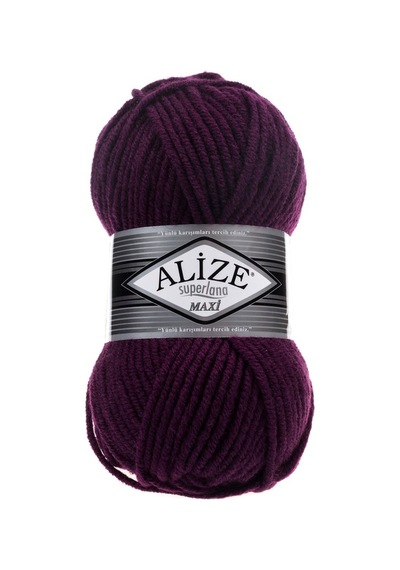 Alize Süperlana Maxi 111 Mürdüm Iplik