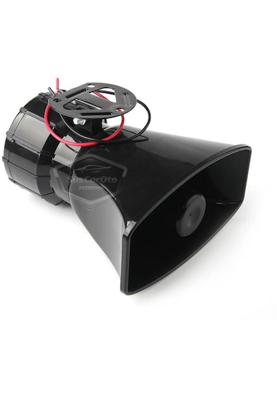 Her Araca Uyumlu Üniversal Uzaktan Kumandalı Siren 8 Farklı Siren Sesi Korna Güçlü Polis Sireni 12v 100w 00