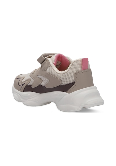 Slazenger PARIS Çocuk Cırt Cırtlı Bej Sneaker