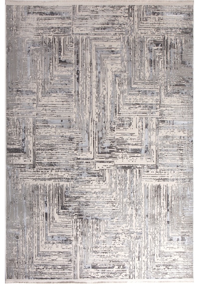 Madrid 1005 Gri Halı Kilim Kaymaz Taban Salon Mutfak Kesme Yolluk Makine Halısı Gri