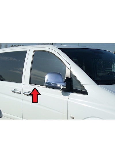 Vito W639 Cam Çitası Krom 2009 2010 20112