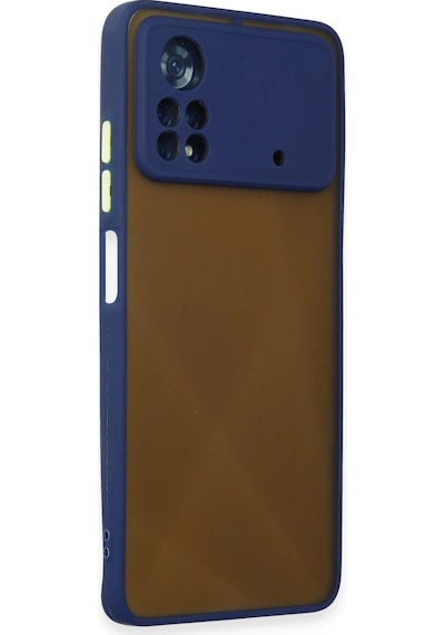 Cosmotex Newface Xiaomi Poco X4 Pro 5g Kılıf Montreal Silikon Kapak - Lacivert