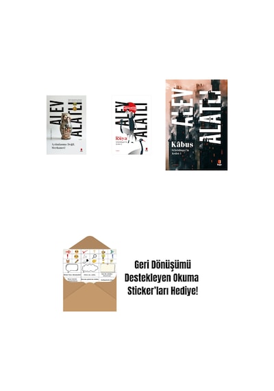 Aydınlanma Değil Merhamet + Schrödinger İn Kedisi 2 - Rüya + Schrödinger'in Kedisi 1 - Kâbus + Okuma Sticker'ları