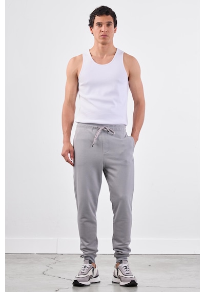 Dufy Gri Erkek Eşofman Altı - Regular Fit Gri