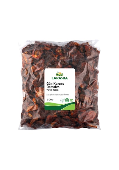 Güneşte Kurutulmuş Domates Yarım Kesim 500g Sun Dried Tomatoes Halves 500 G