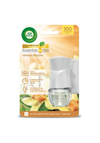 Airwick Elektrikli Kit Oda Kokusu Vanilya 19 Ml - 4 Adet Tarı