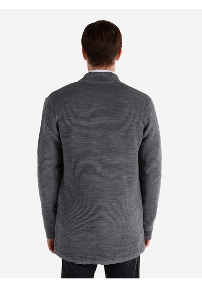 Colin's Colins Regular Fit Cepli Gri Erkek Hırka Cl1065572 Gri Melanj Colin's Colins Regular Fit Cepli Gri Erkek Hırka Cl1065572 Gri Melanj