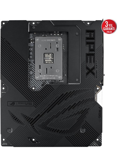 Asus Rog Crosshaır X870e Apex, 2xddr5, 5xm.2, 2xdp, Type-c, Pcıe 5.0, 2xwi-fi 7, Bluetooth V5.4, Am5 Soket Gamıng Anakart