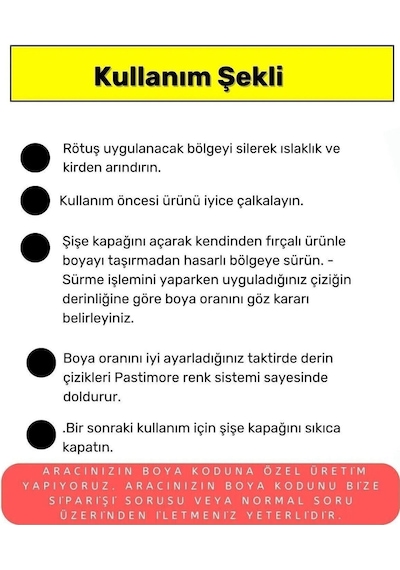 Volkswagen Polo Ascot Grisi La7a- Profesyonel Çizik Ve Taş İzi  Rötuş Boyası 25ml.