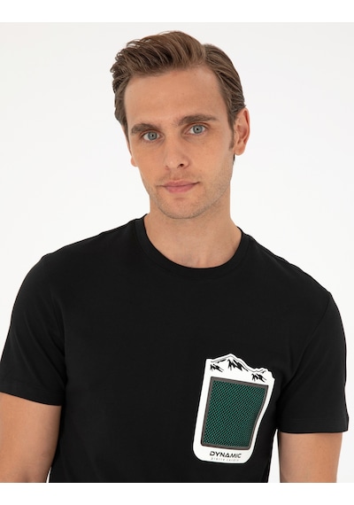 Pierre Cardin Erkek Siyah Tişört 50292117-vr046 Siyah