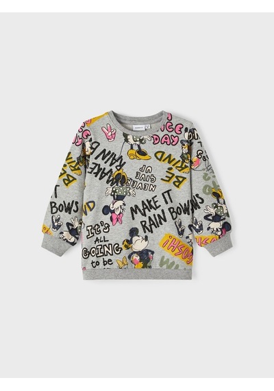 Name It Disney Gri-melanj Kız Çocuk Sweatshirt 13221136 001