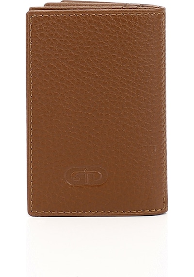 Gönderi(R) Gönderir Taba Gön Hakiki Deri Unisex Kartlık 06205 Taba