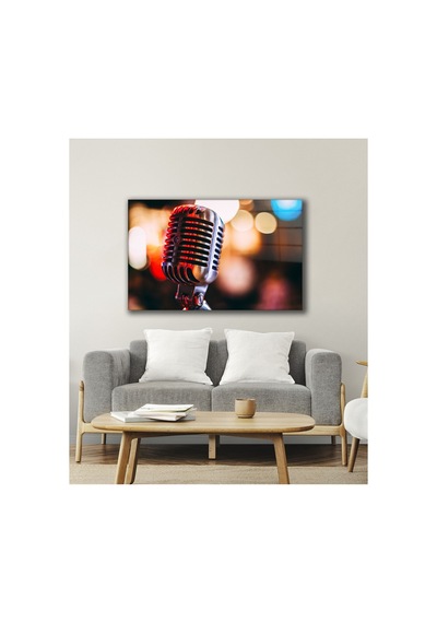 Müzik Temalı Cam Tablo