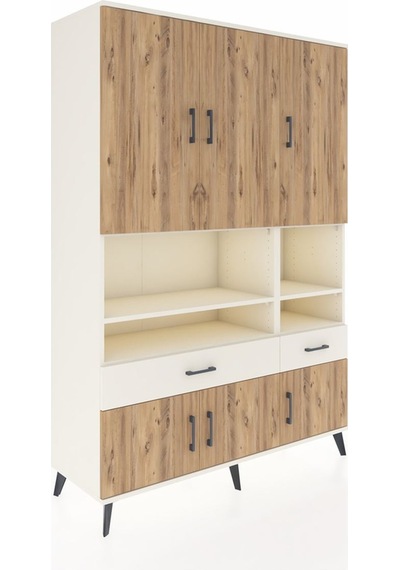 Hyperion Dolap 8 Raflı 2 Çekmeceli 6 Kapaklı 132x44x195 Aytaş... Aytaşı